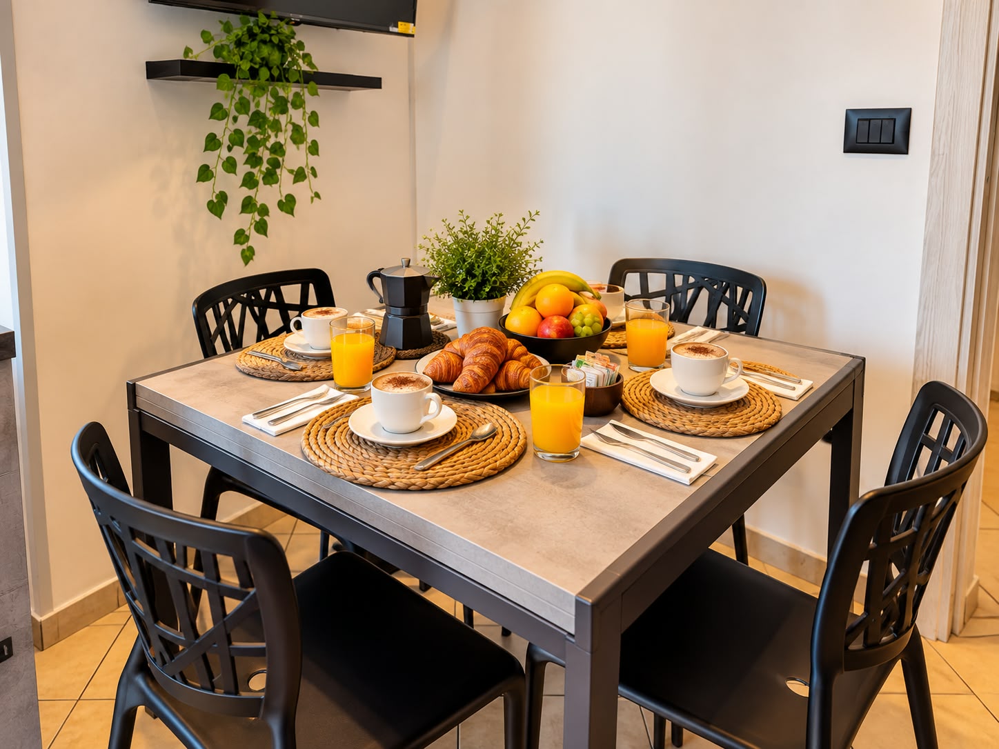 Tavolo da pranzo preparato
