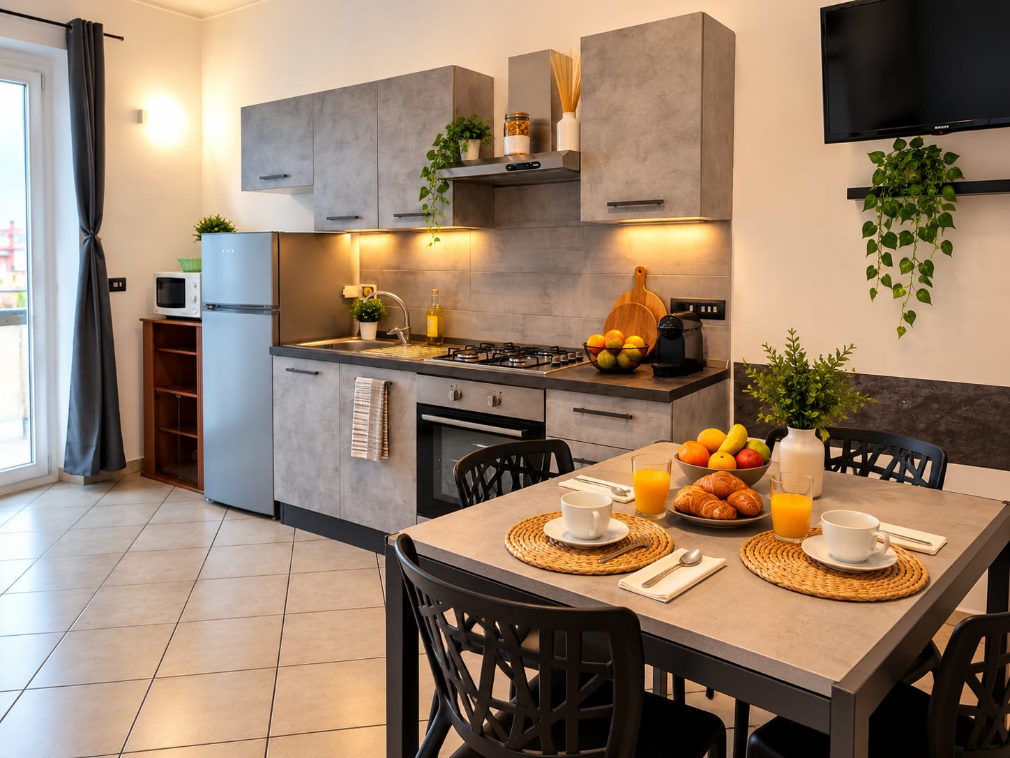 Cucina e zona pranzo